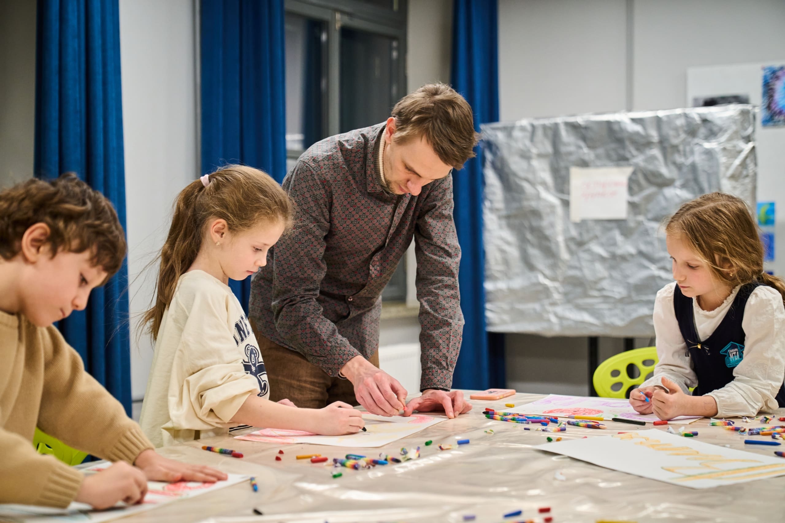 Мастер-класс «Зимний пейзаж и кухня» для детей 5-9 лет